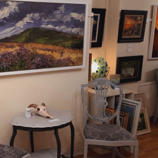 Landscape paintings at Duffield Art Gallery