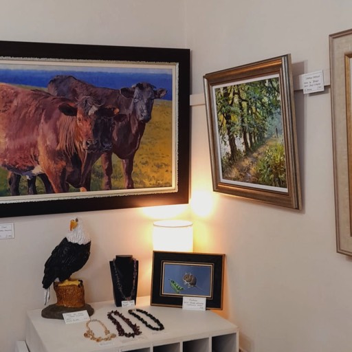 selection of artwork at Duffield Art Gallery